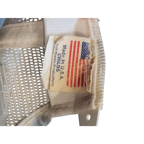 Vintage Disney Hat Child's Trucker Mesh Baseball Donald Duck Patch - Picture 3 of 5